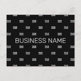 Modern Logotyp eller Design Mönster med valfri bil Vykort