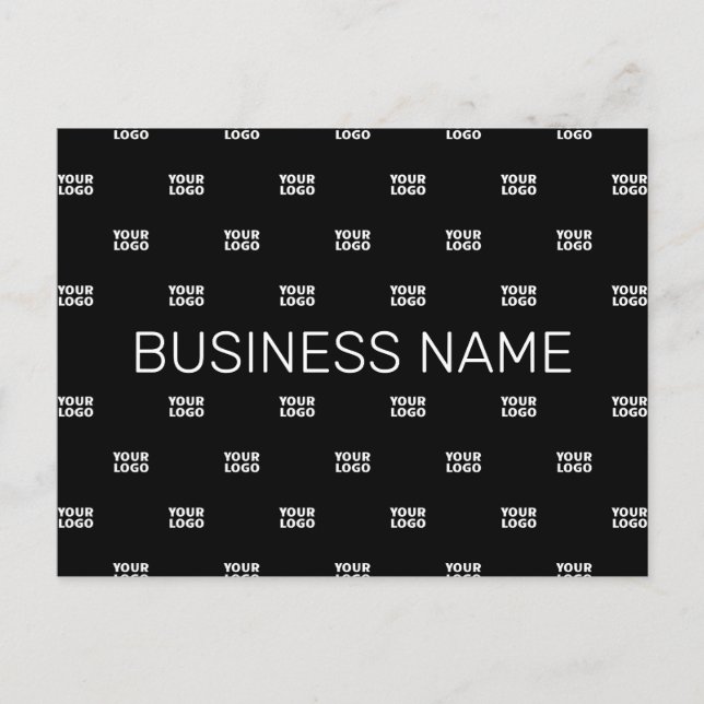 Modern Logotyp eller Design Mönster med valfri bil Vykort (Framsida)