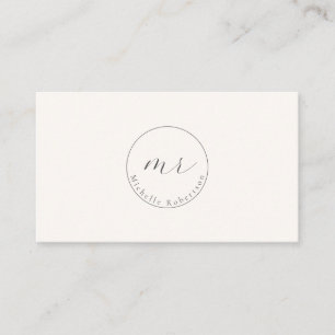 Modern logotyp, enkel QR Visitkort