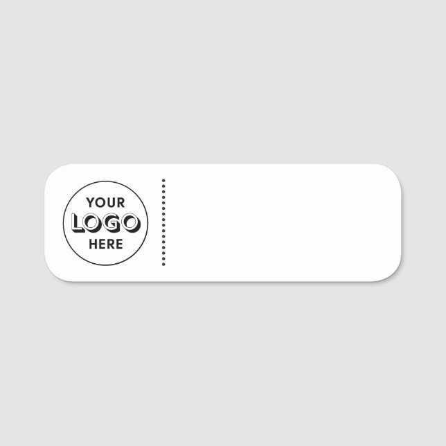 Modern Logotyp för Anställd Namnbricka (Framsida)