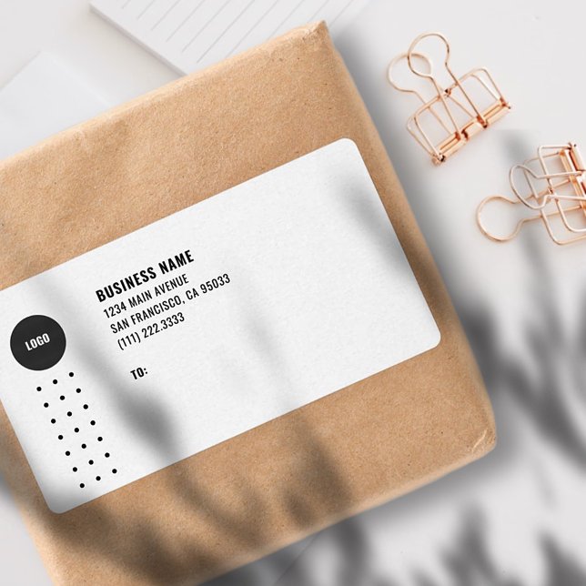 Modern Logotyp för e-postförsändelsetiketter Fraktsedel (Skapare uppladdad)