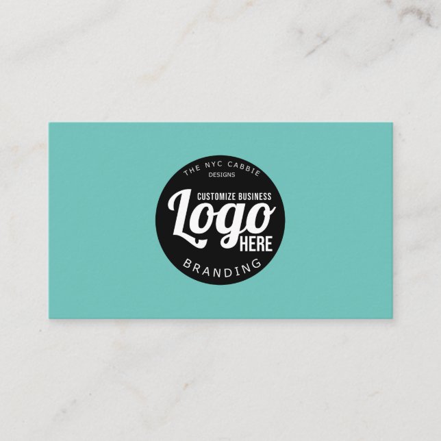 Modern Logotyp för enkel skalning Visitkort (Framsida)