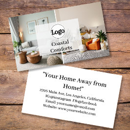 Modern Logotyp för förhyrning av Anpassningsbar Visitkort