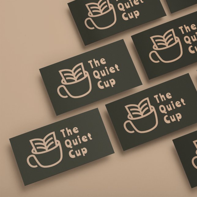 Modern Logotyp för kaffeköp i Professionell Visitkort (Skapare uppladdad)