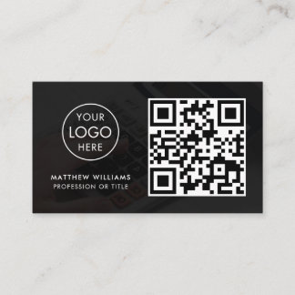 Modern Logotyp för kontoansvarig Professionell QR- Visitkort