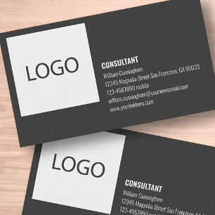 Modern Logotyp för minimal Anpassningsbar Visitkort