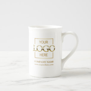 Modern Logotyp för minimalistisk Anpassningsbar fö Benporslin Mugg
