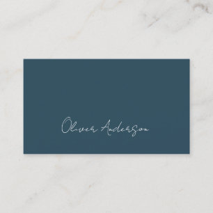 Modern logotyp för minimalistisk teori och vita ko visitkort