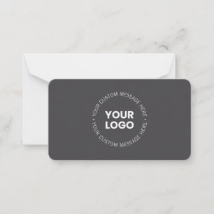 Modern Logotyp för minimalistiskt företag/valfri b Anteckningskort