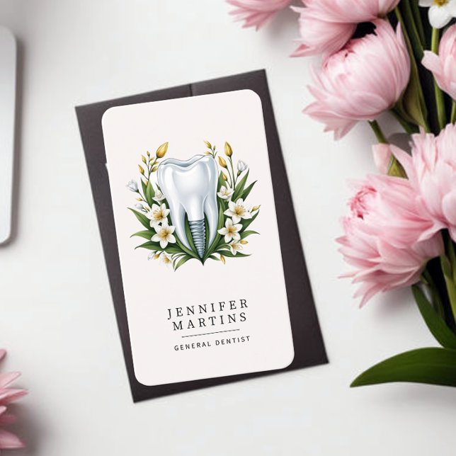 Modern Logotyp för tandläkare Visitkort (Skapare uppladdad)