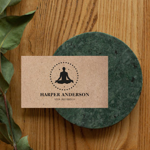 Modern Logotyp för Yoga Namaste-Professionell Visitkort