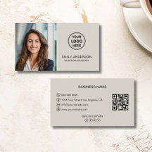 Modern Logotyp Foto QR Sociala Medier Professionel