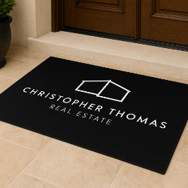 Modern Logotyp i hemmet på Black Realtor, Architec