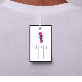 Modern logotyp klädlabel hangtagg visitkort