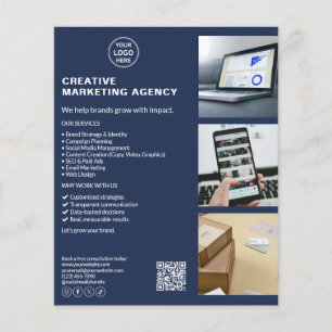 Modern Logotyp Marknadsföring Kreativ Business Nav Flygblad