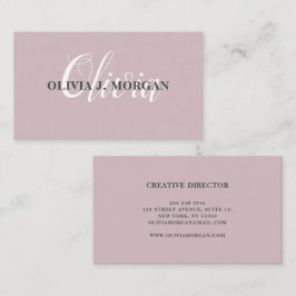 Modern logotyp med minimalistisk professionell nam visitkort
