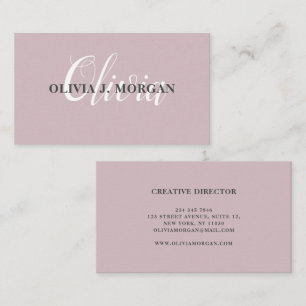 Modern logotyp med minimalistisk professionell nam visitkort