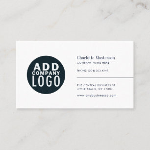 Modern Logotyp Minimalistisk Visitkort