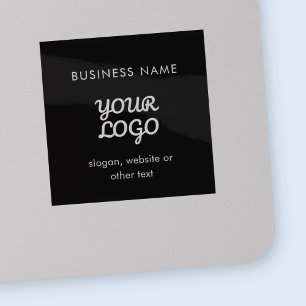 Modern Logotyp och text för främjande   Redigerbar Klistermärken