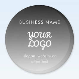 Modern Logotyp och text för främjande | Redigerbar Magnet