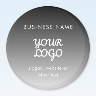Modern Logotyp och text för främjande Redigerbar Magnet