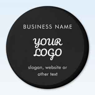 Modern Logotyp och text för främjande Redigerbar Magnet