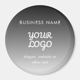 Modern Logotyp och text för främjande | Redigerbar Magnet