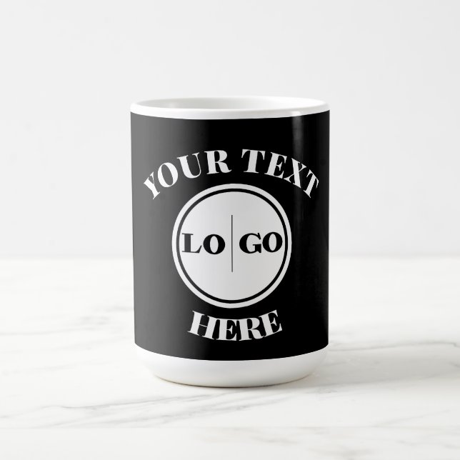 Modern Logotyp- och textverksamhet Kaffemugg (Center)