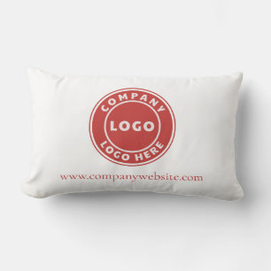 Modern Logotyp och visning av webbplats Lumbarkudde