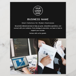 Modern Logotyp Photo Professionell Business Flyer