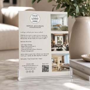 Modern Logotyp Professionell Företag Reklamblad