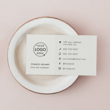 Modern Logotyp | Professionell Grått Social Media