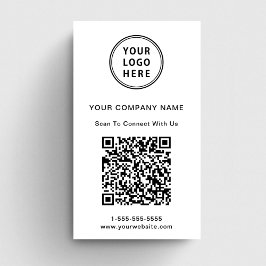 Modern Logotyp QR-kod Visitkort