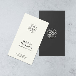 Modern Logotyp, svart, modern Elegant, Professione Visitkort