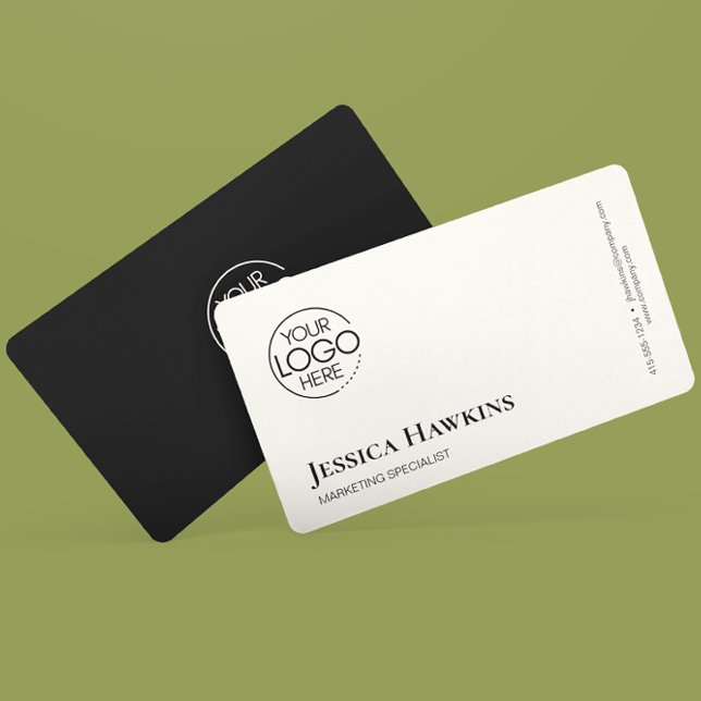 Modern Logotyp, svart, modern Elegant, Professione Visitkort (Skapare uppladdad)