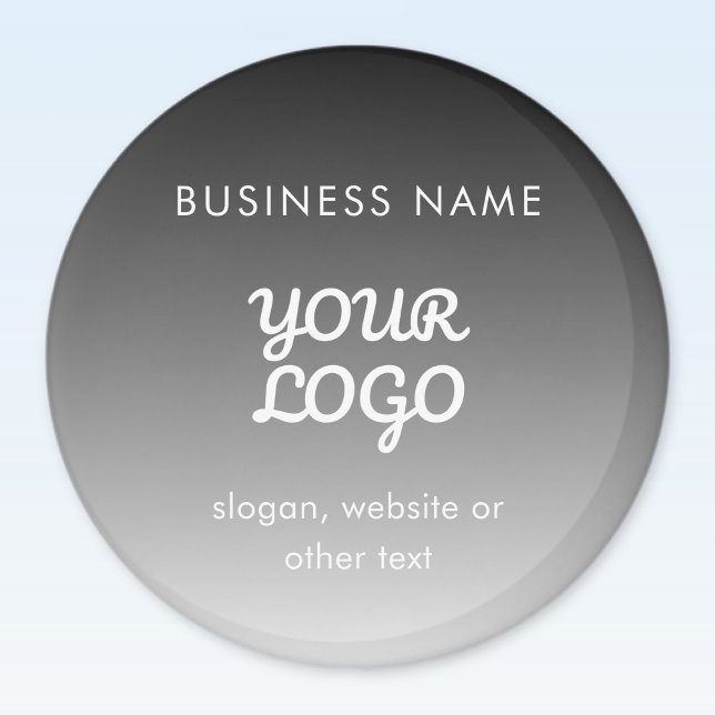 Modern logotyp & text | Redigerbar färg Magnet (Skapare uppladdad)
