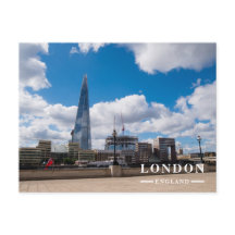 Modern London Skyskrapa Siluett