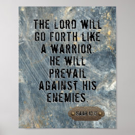 Modern lord kommer att gå vidare med bibelcitatet poster