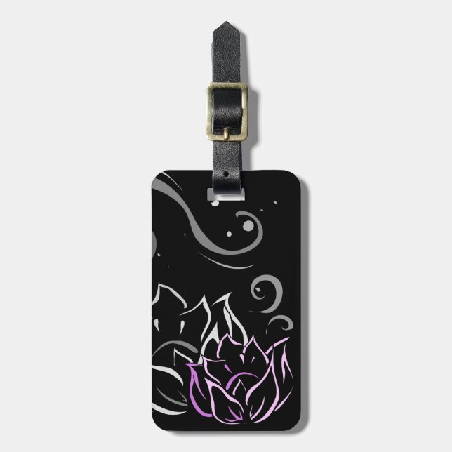 Modern Lotus Decor Bagagebricka (Vertikal Framsida)