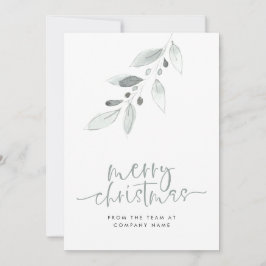 Modern Löv Business Logotyp Script God jul Julkort