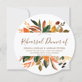 Modern Löv-middag för ryggsäcksförhör med Rustiska Inbjudningar