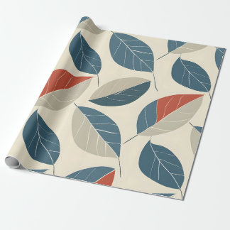 Modern Löv Motif Presentpapper