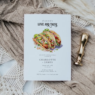 Modern Love and Tacos Repetitionsmiddag Inbjudningar