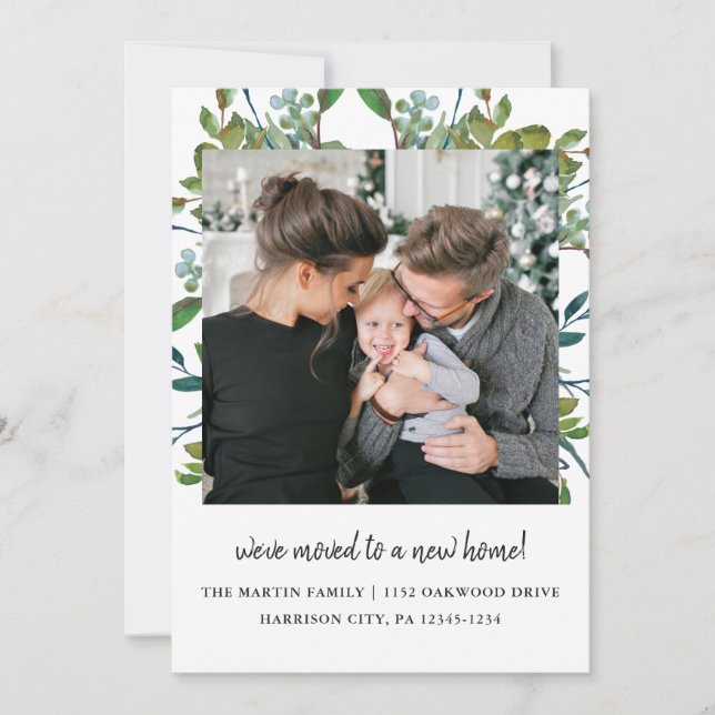 Modern lövning av botaniskt byte av foto från Adre Meddelande (Framsida)