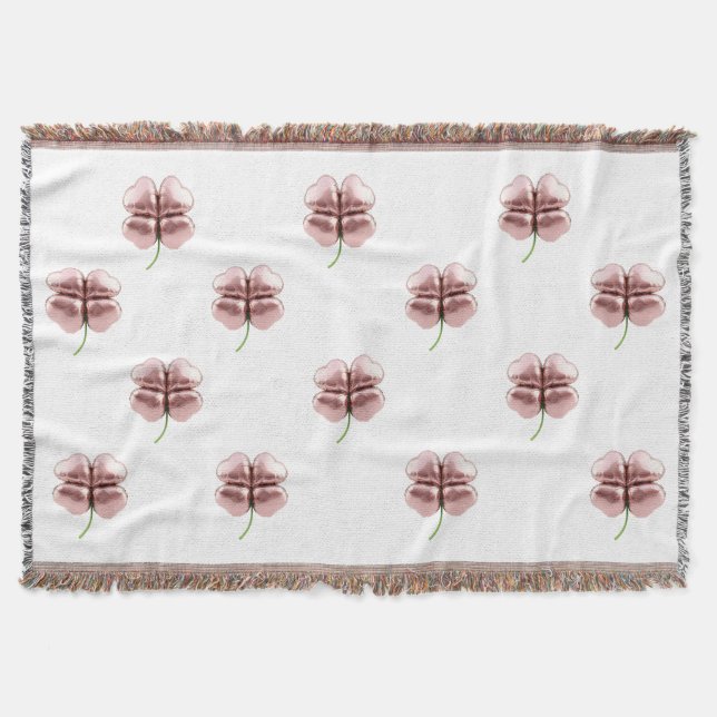 Modern Lucky-filt - Elegant Ro Guld Filt (Framsidan)