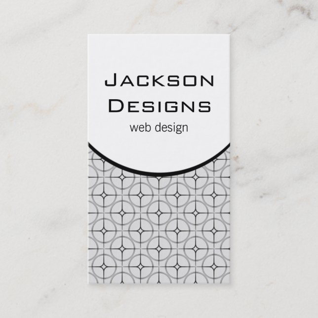 Modern luft-Affärskort, lätt Grått Visitkort (Framsida)