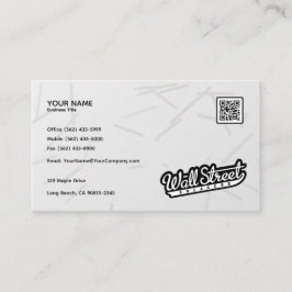 Modern Luxe Gradient Foil - Affärskort Design Visitkort