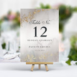 Modern Luxe Guld Flecks Grått Watercolor Bröllop T Bordsnummer<br><div class="desc">Öka din bröllopsmottagning med de här sofistikerade bordsnumren. Den moderna designen har en mjuk grått-vattenfärg som tvättar accentuerad med lyxiga guld-bristningar och som skapar en subtil men slående effekt. De här anpassadena blandar lätt contemporary stil med en aning opulens och skapar dem perfekten till din speciella dag.</div>