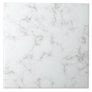 Modern luxe minimalist White Marble Kakelplatta