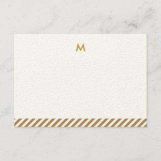 Modern Luxe personligMonogram Notecards Inbjudningar